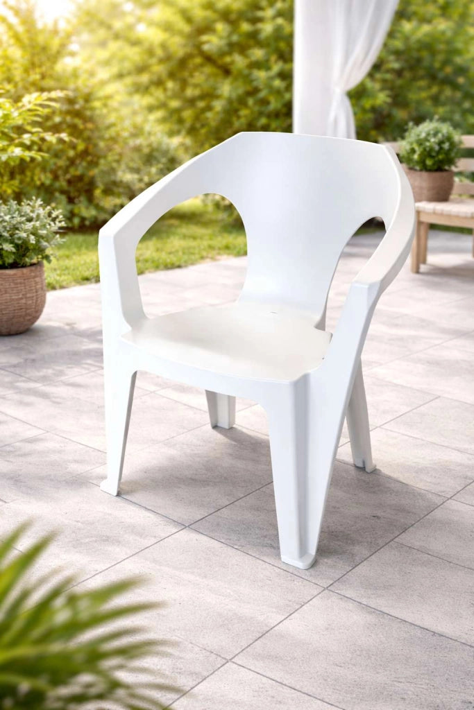 SEDIA IN PLASTICA MONOBLOCCO MARINA BIANCA