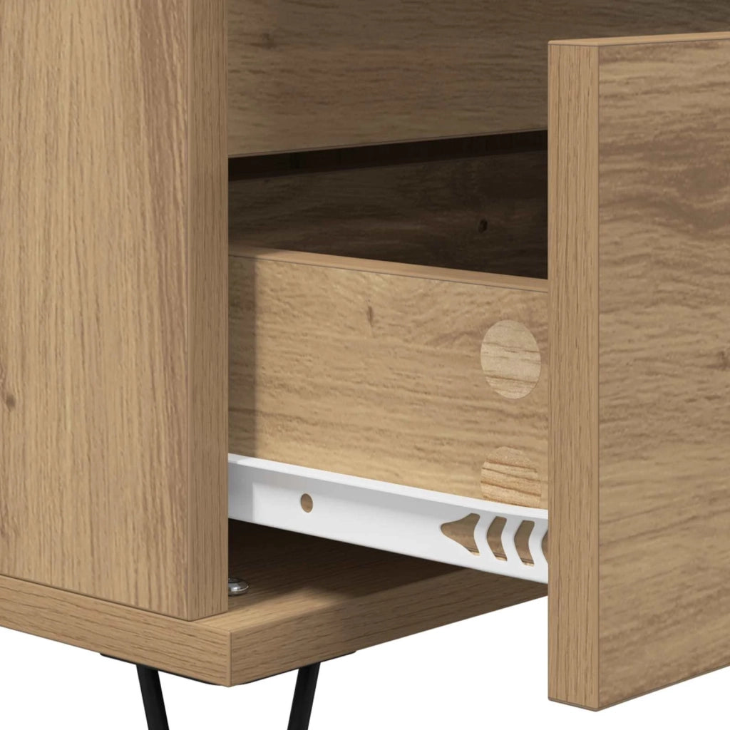 Credenza | Madia | Buffet da pranzo | Armadio da pranzo con cassetto Rovere artigianale 40 x 35 x 70 cm