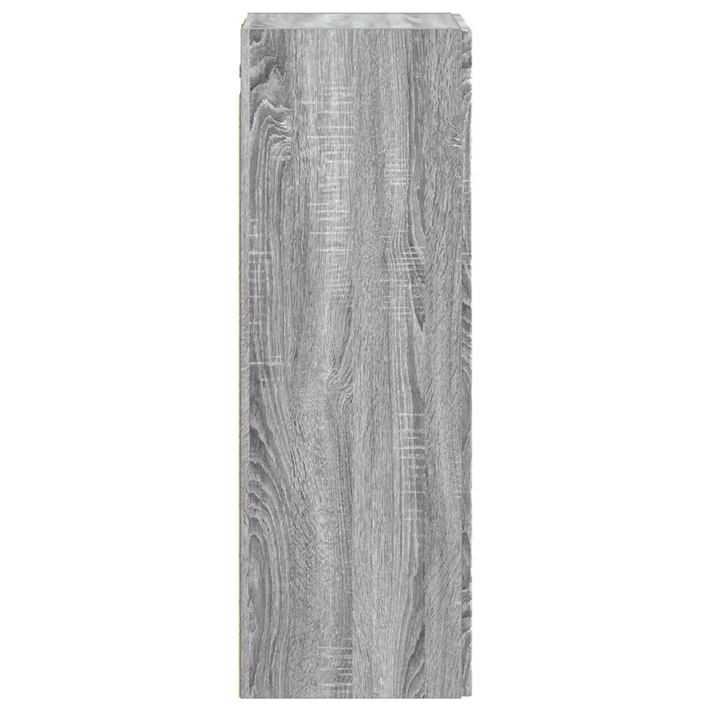 Mobiletto da Bagno a Muro Sonoma grigio 33 x 34,5 x 60 cm 890668