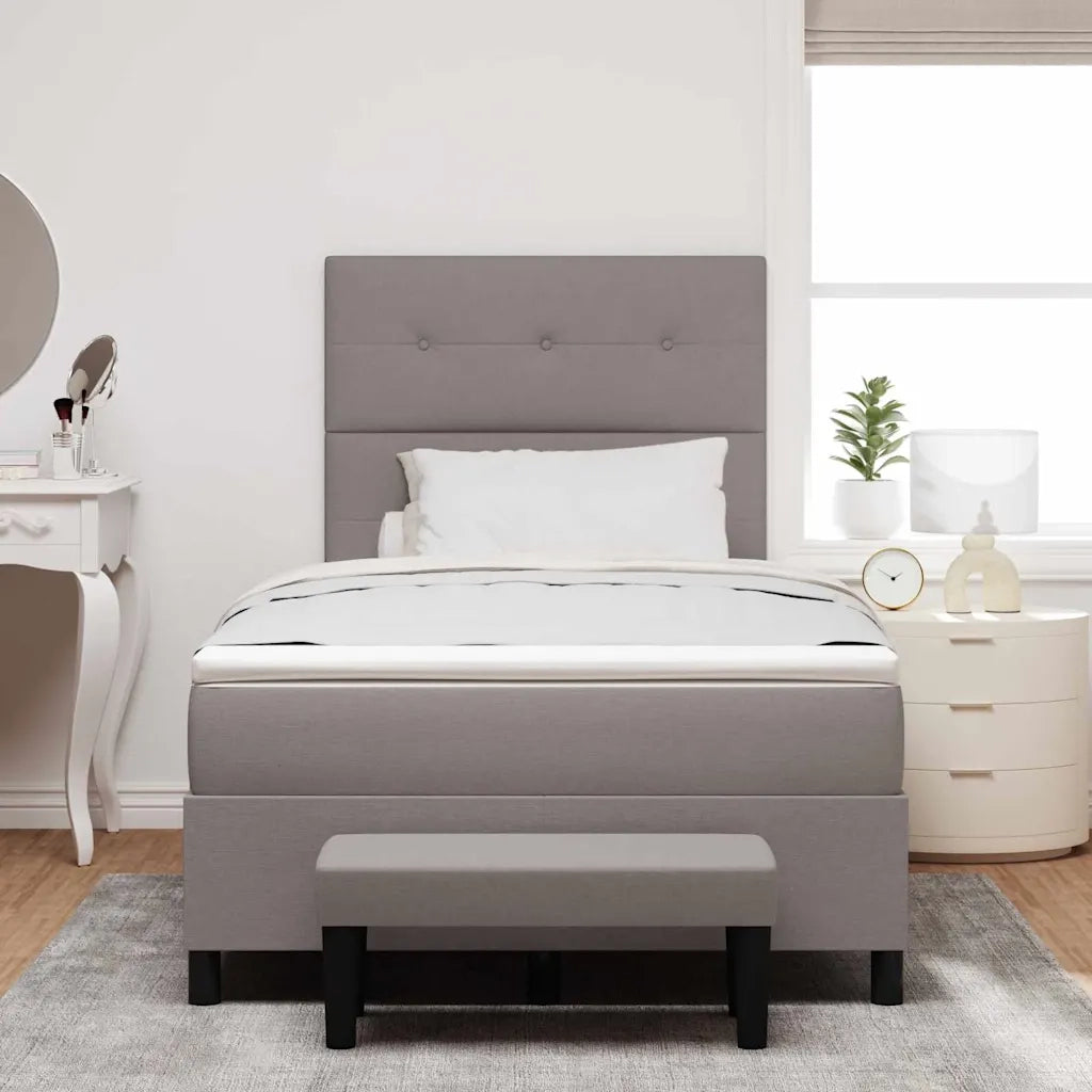 Letto a molle con testiera Talpa 120 x 190 cm Tessuto 3344055