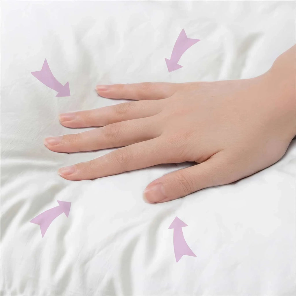 Cuscino con cuscino HEERLEN 6 pz Rosa Velluto 925296
