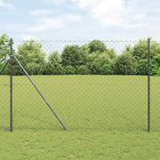 Palo della recinzione Grigio 25 x 1,5 m (mesh 60 x 60 mm)