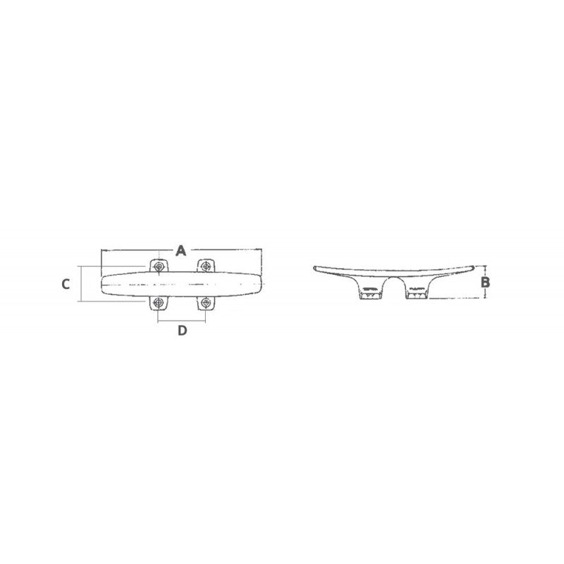 BITTA A GALLOCCIA LL MM.200 CLEAT MM.200