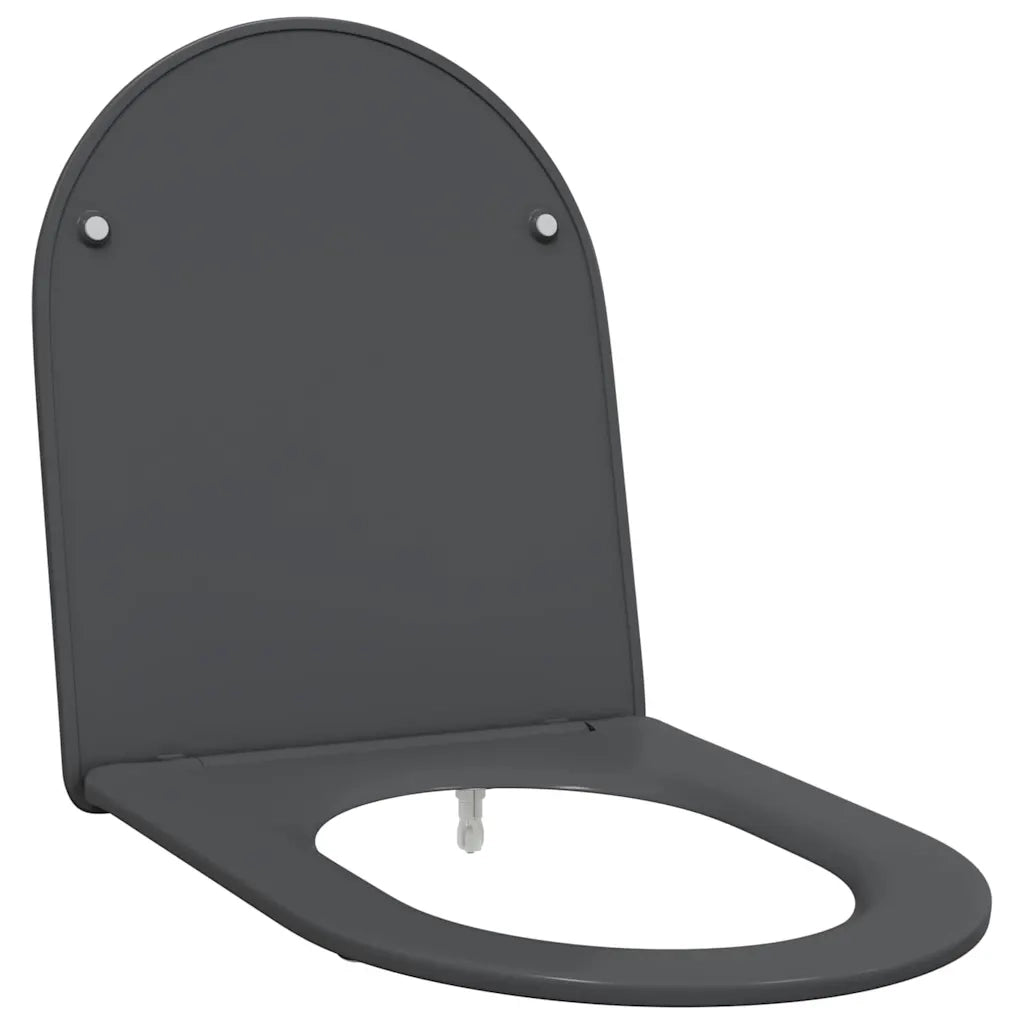 Sedile del WC Antracite 47 x 36 x 3,4 cm Duroplast 42002366