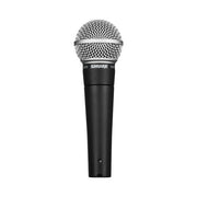 Microfono a filo shure sm58 lce sm58 senza interruttore black e silver