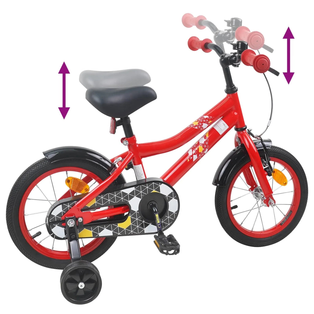 Bicicletta per Bambini 12 Pollici per bambini di 2-4 anni Rosso 42009512