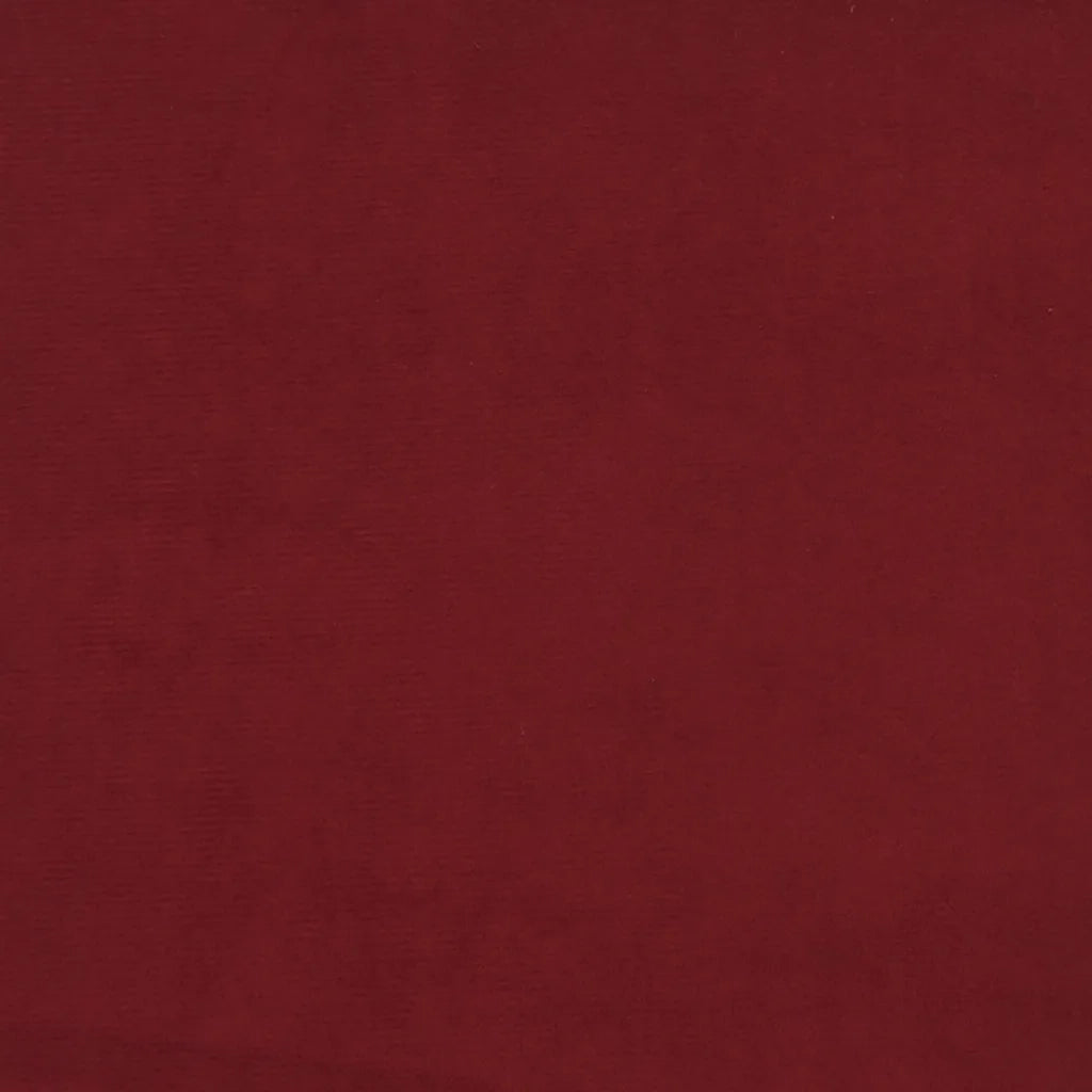 Sedia da Pranzo Girevole Rosso Vino in Velluto