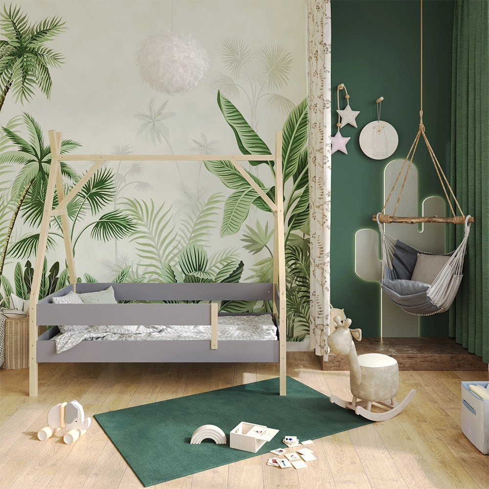 Vitalispa Letto per bambini Grigio 80x160 cm