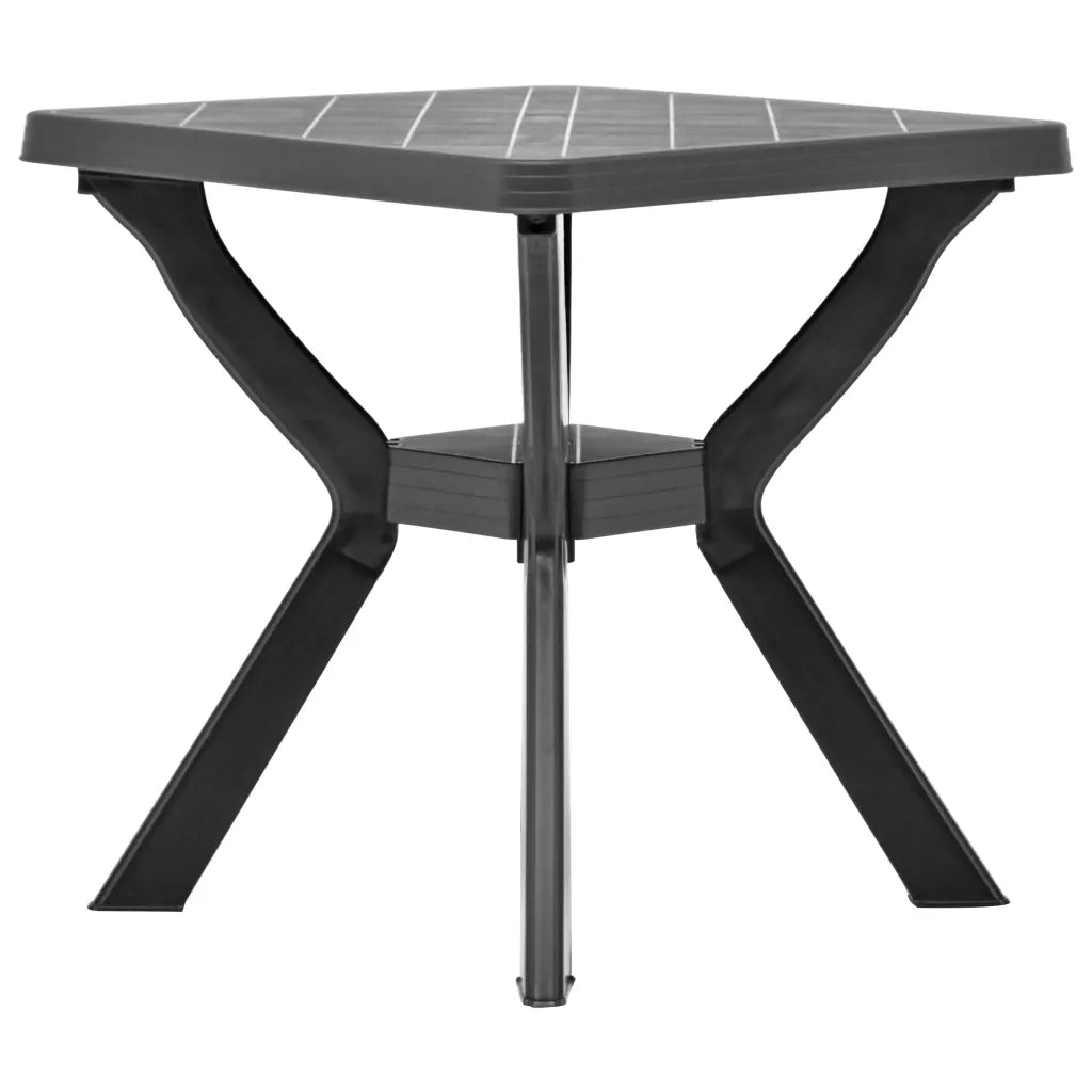 Tavolo da Bistrot Antracite 70x70x72 cm in Plastica 48801