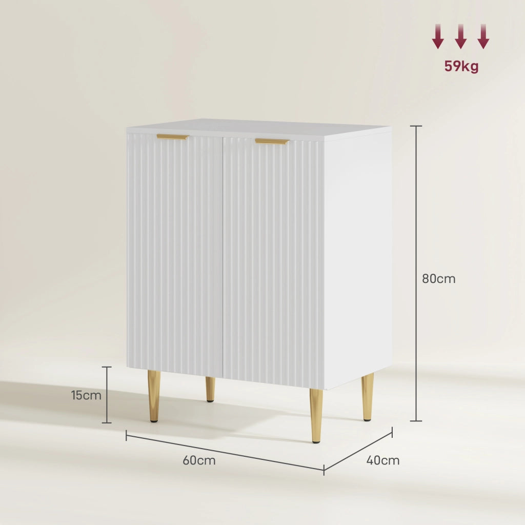 Credenza ¨C Zephmum ¨C 60x40x80 cm bianco