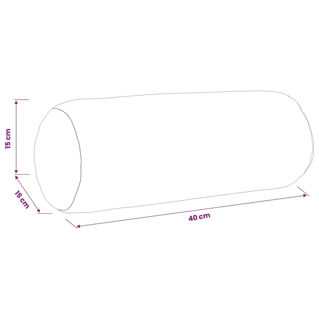 Federa 2 pcs HEERLEN Nero Ø 15 x 40 cm 923153