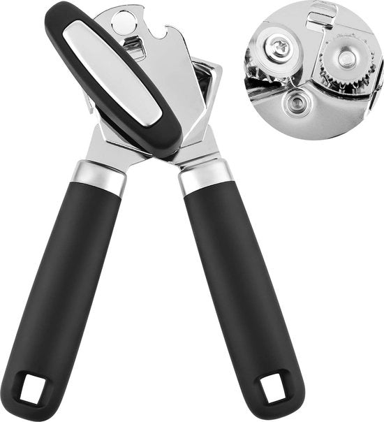 Apri-bottiglie manuale - senza bordi taglienti - manico antiscivolo - ergonomico - risparmia tempo - accessorio da cucina Apri-bottiglie