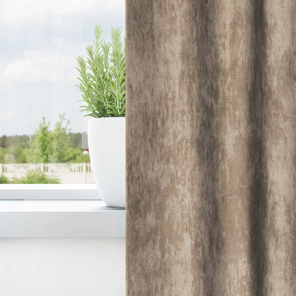 Tende in Velluto con tende 2 pcs Champagne 225 x 140 cm Velluto 4107710