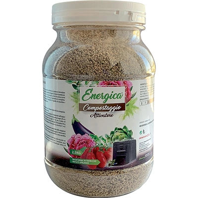 ATTIVATORE COMPOSTAGGIO ENERGICA - KG 2,5- 4 pezzi
