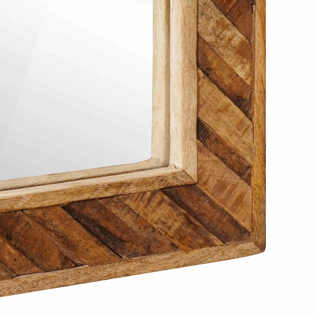 Specchio Montaggio a parete Marrone 70 x 50 x 3 cm Vetro 4018947