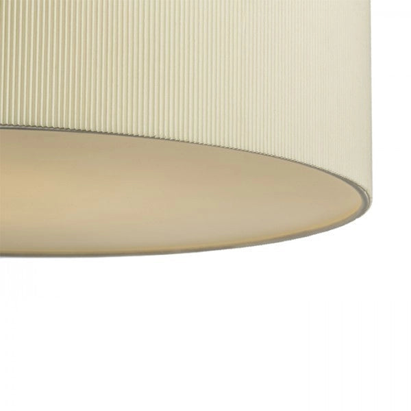 Lampadario Lampada LALO 55 a sospensione bianco crema opaco 230V E27 3x42W