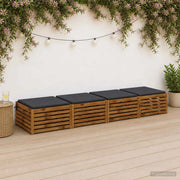 Cuscini per Sedia in 4 Pezzi SOEST 4 pz 100% Poliestere 944958