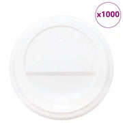 Coperchi Tazze da Caff¨¨ Carta ?80mm 8oz 1000 pz Plastica Bianca CFW5289176