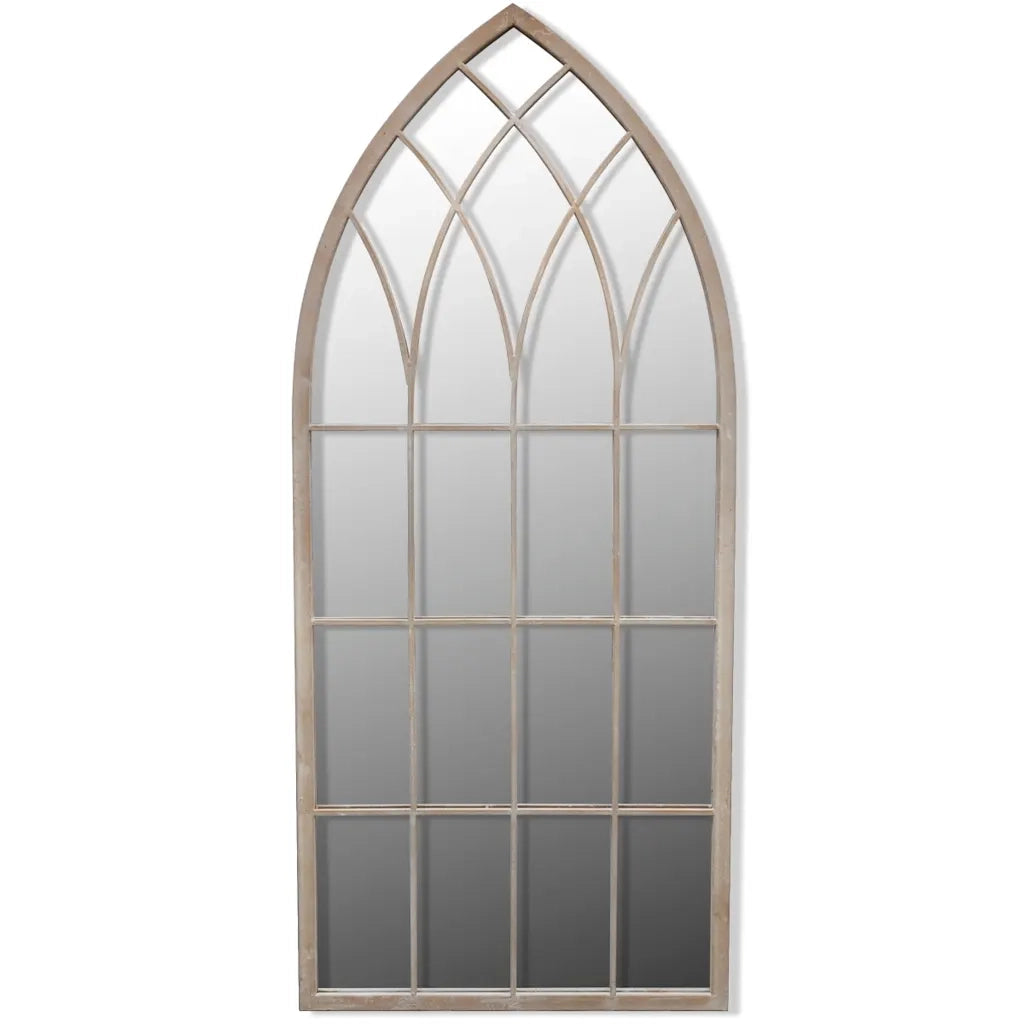 Specchio da Giardino Gotico con Arcata 50x115cm Interni Esterni