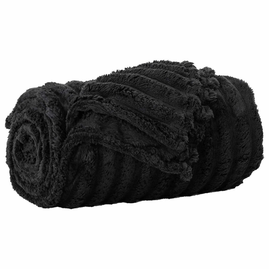 Coperta Nero 270 x 240 cm Panno 42016844