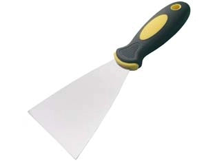 SPATOLE CON MANICO BI-MATERIAL INOX- - mm.40 - 12 pezzi ALTE