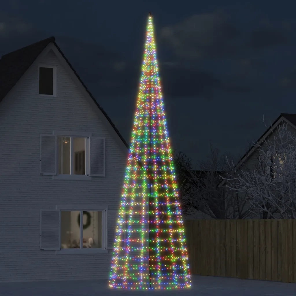 Albero di Natale a LED 3000 LED Colorati 800 cm 358122