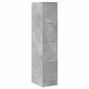 Mobiletto da farmacia multifunzionale contenitore 30 x 41 x 144,5 cm legno composito grigio cemento 02_0050622