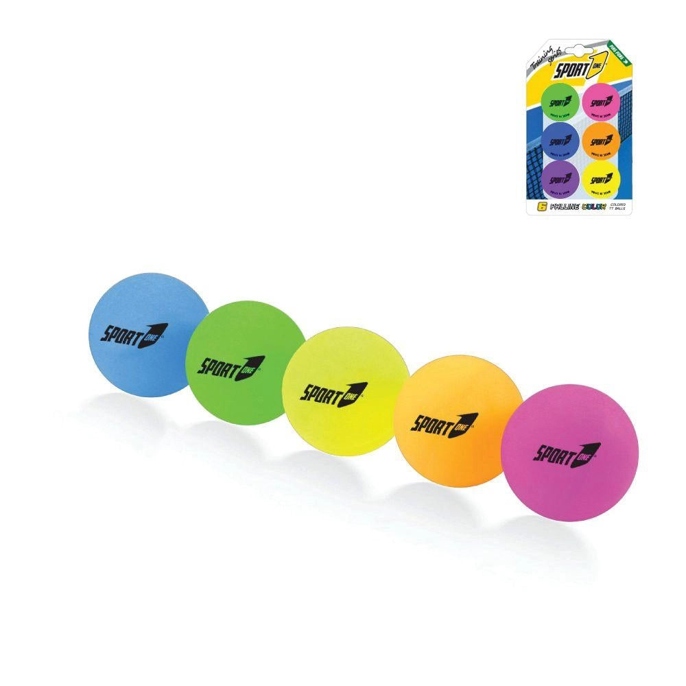 BLISTER 6 PALLINE PING PONG