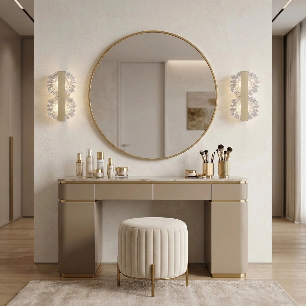 Applique Da Parete Led G147-2w Gold Brush