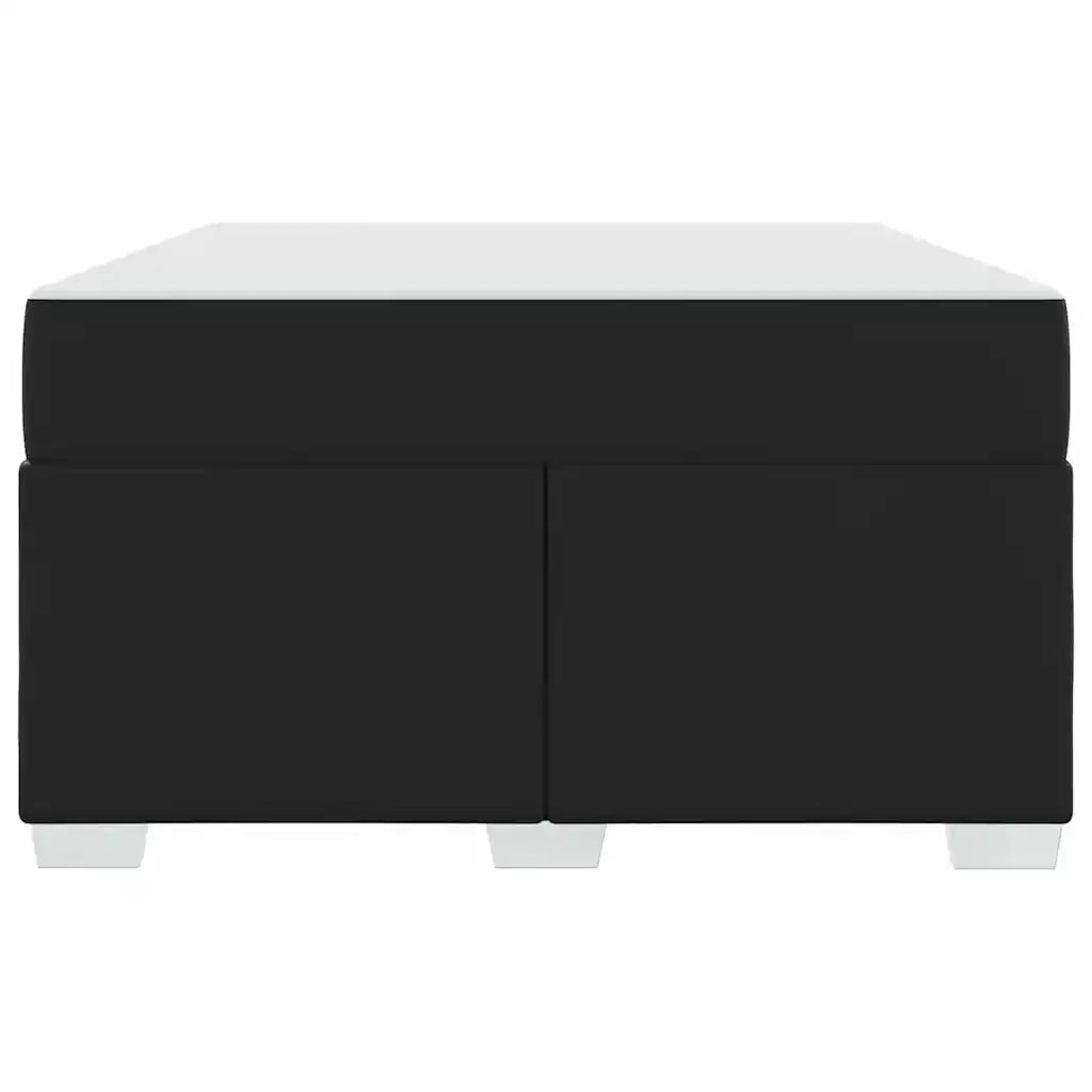Struttura del letto con materasso Nero 120 x 190 cm Tessuto 3399230