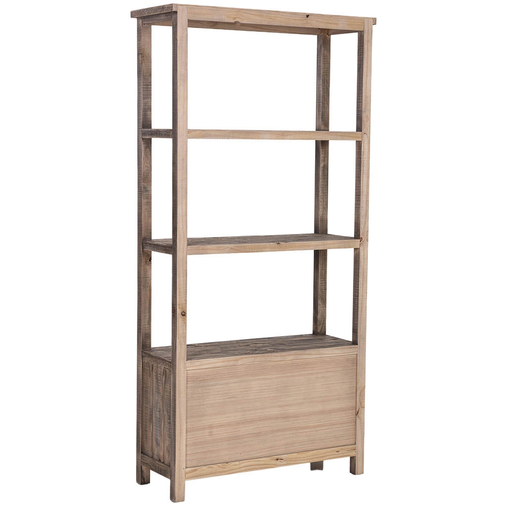 Libreria in legno marrone 99x38x201h cm