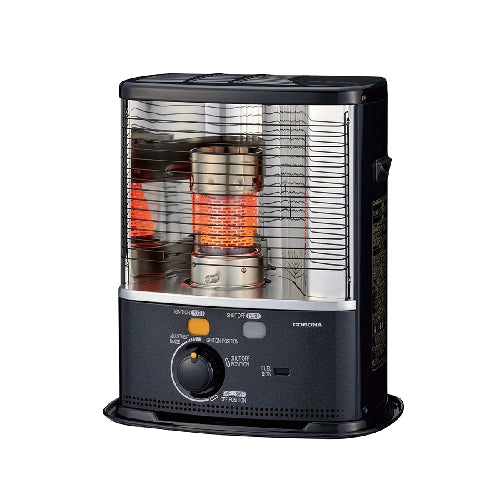 STUFA A COMBUSTIBILE LIQUIDO CON STOPPINO CORONA- 3000 W Cap. risc. 120 mc- senza- pezzi 1