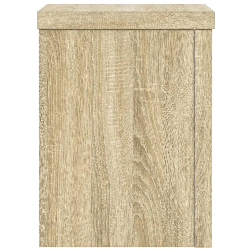 Portavasi mobili per fiori set da 2 legno ingegnerizzato Sonoma marrone 02_0045347