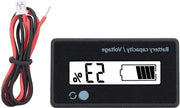 LCD digitale batterijcapaciteitsmetro con allarme lampeggiante 12-84V multimetro per monitorare la capacità batterica accumulatori - bianco.