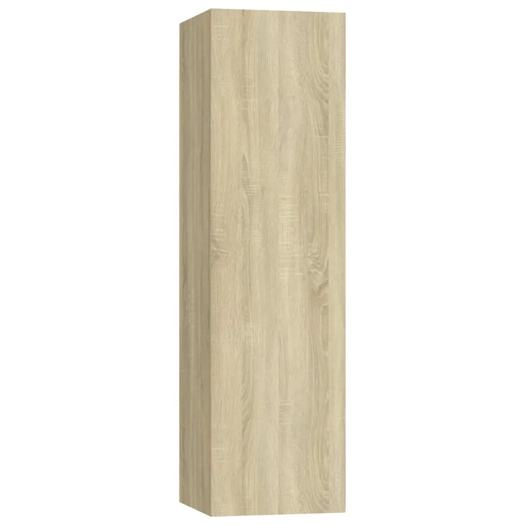 Set di Mobili Porta TV 4 pz Rovere Sonoma in Legno Multistrato 3114328