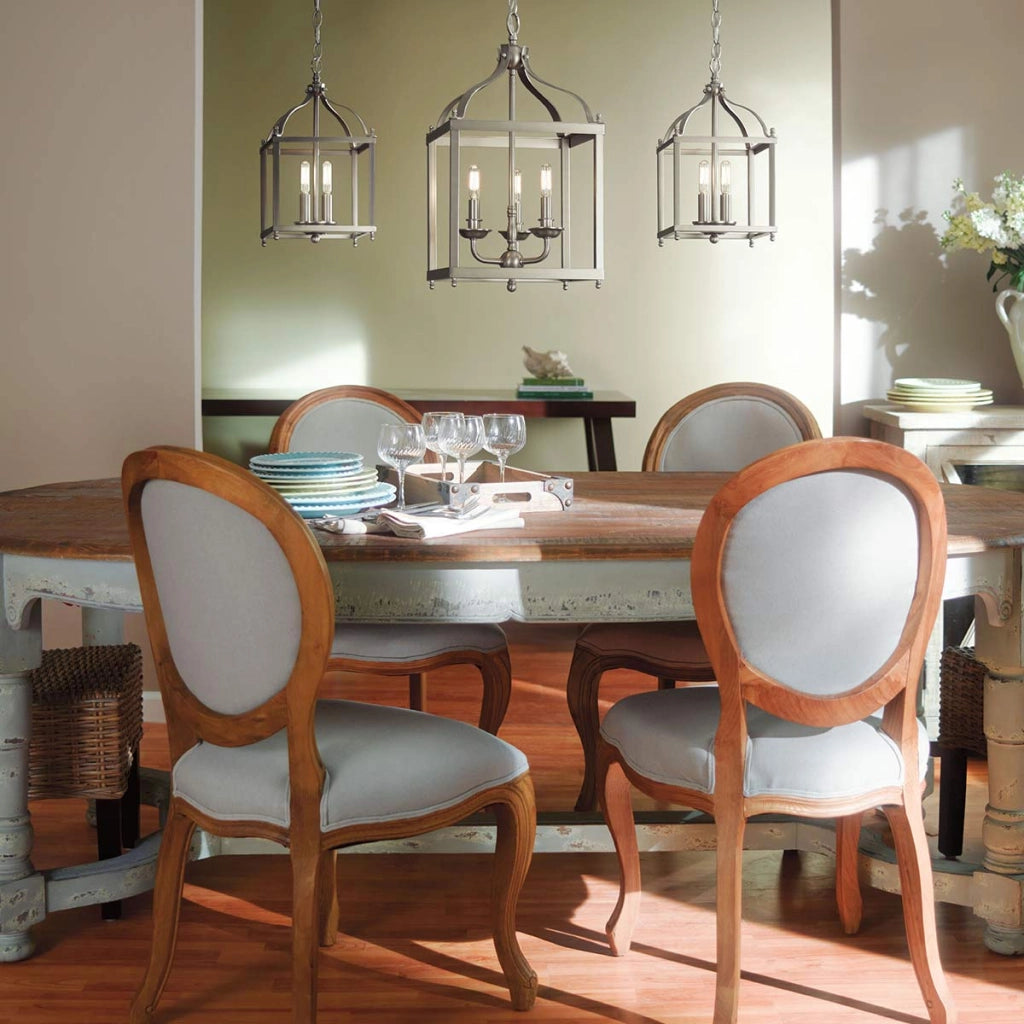 Lampada a sospensione Larkin nichel spazzolato 3xE14 Kichler