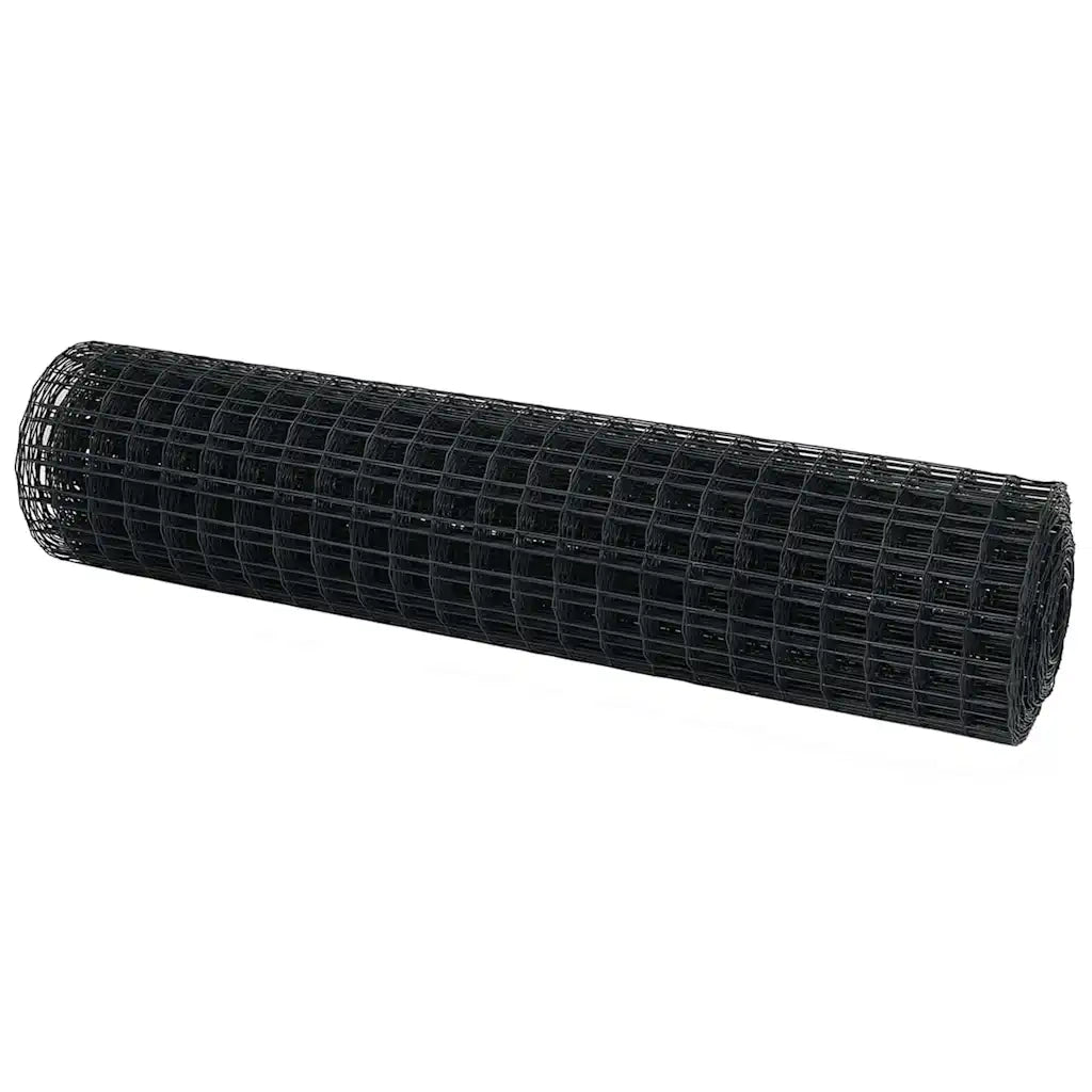 Recinzione Euro Grigio 1,2 x 25 m Ferro rivestito in PVC 42004518