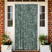 Zanzariera Verde e Bianco 90x220 cm Ciniglia 325446