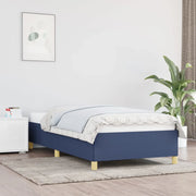Giroletto senza Materasso-Struttura Letto Blu 90x190 cm in Tessuto 689111