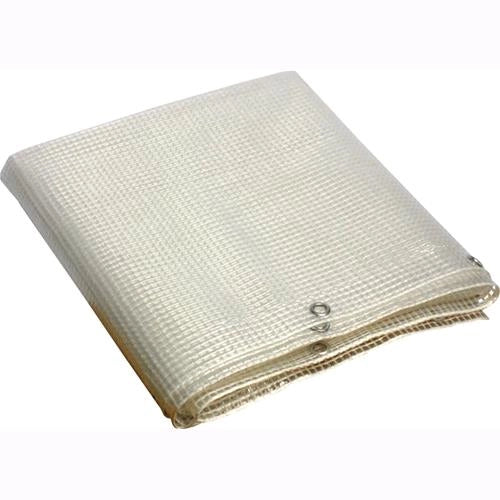 Telone Telo Occhiellato Retinato 6X3 mt in PVC Trasparente