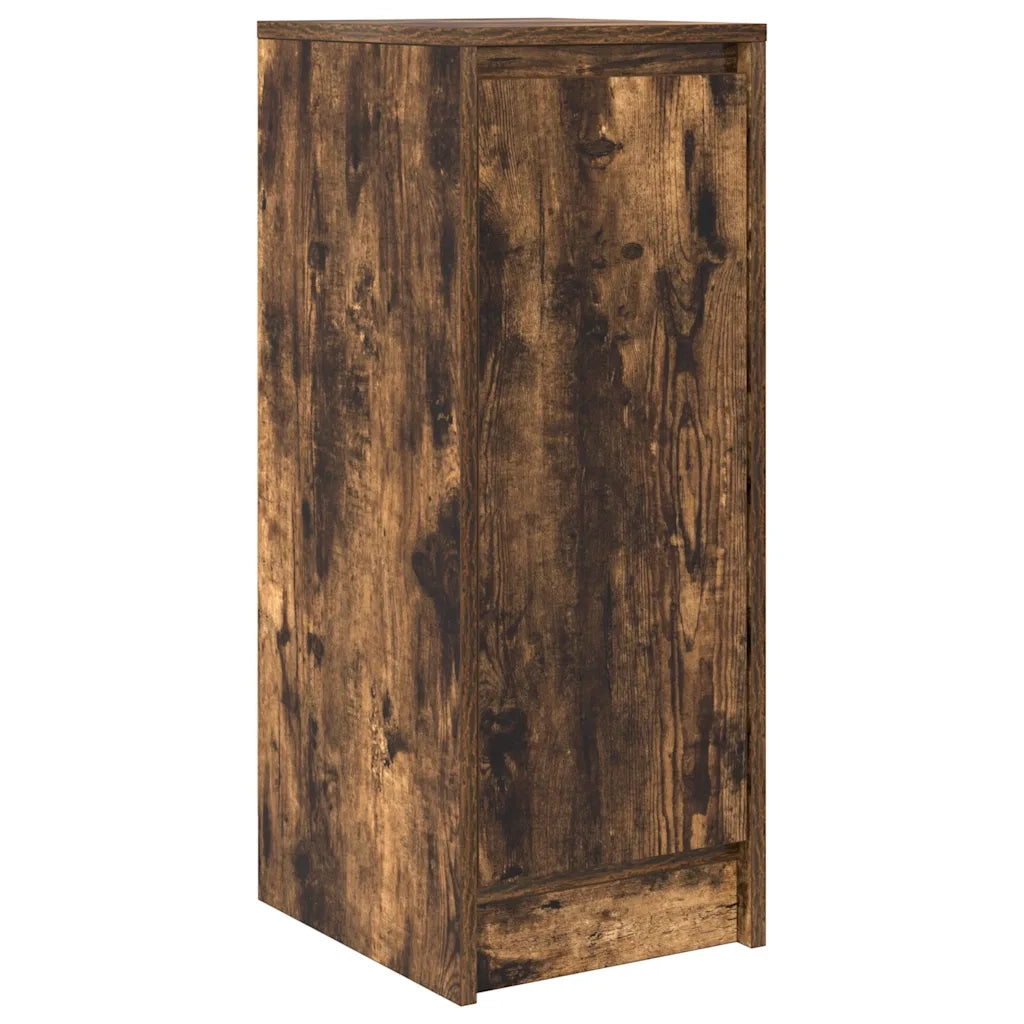 Credenza | Madia | Buffet da pranzo | Armadio da pranzo Rovere Fumo 29,5x34x76 cm in Legno Multistrato