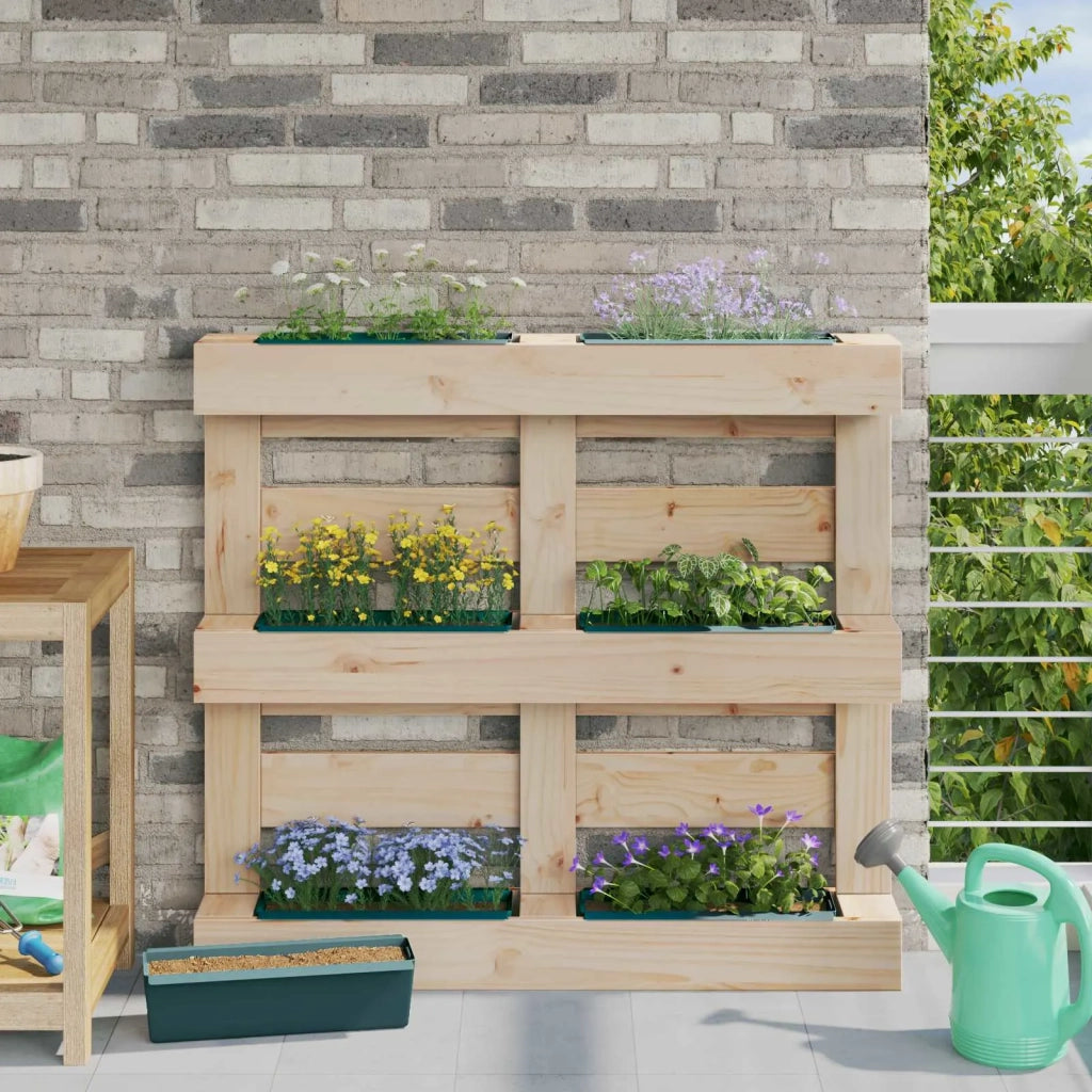 Fioriere per Euro pallet 12 pcs Verde 36 x 13,5 x 9,5 cm 42037204