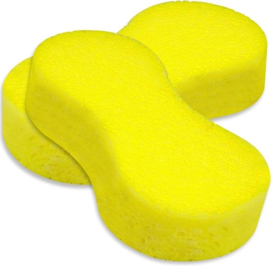 Sponze per auto grande - Spugna per pulizia auto - Autosponza non graffante - Set di 2 spugne per vetro auto