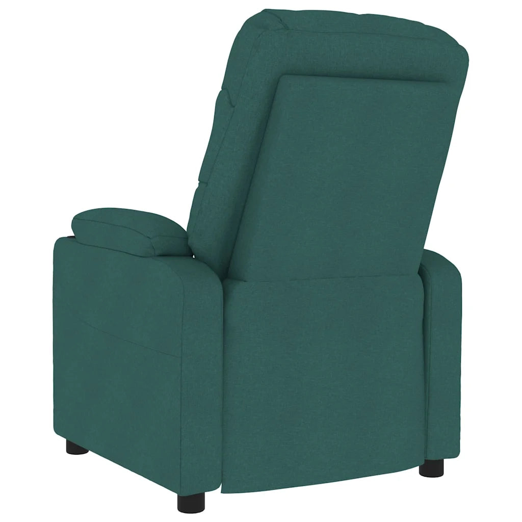 Divano Sedia-Poltrona Massaggiante Verde Scuro in Tessuto 194516