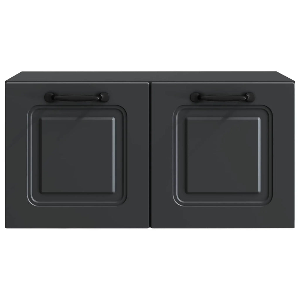Mobile TV da Muro | Armadietto TV | Mobile Porta TV Nero 59,5 x 31 x 30 cm