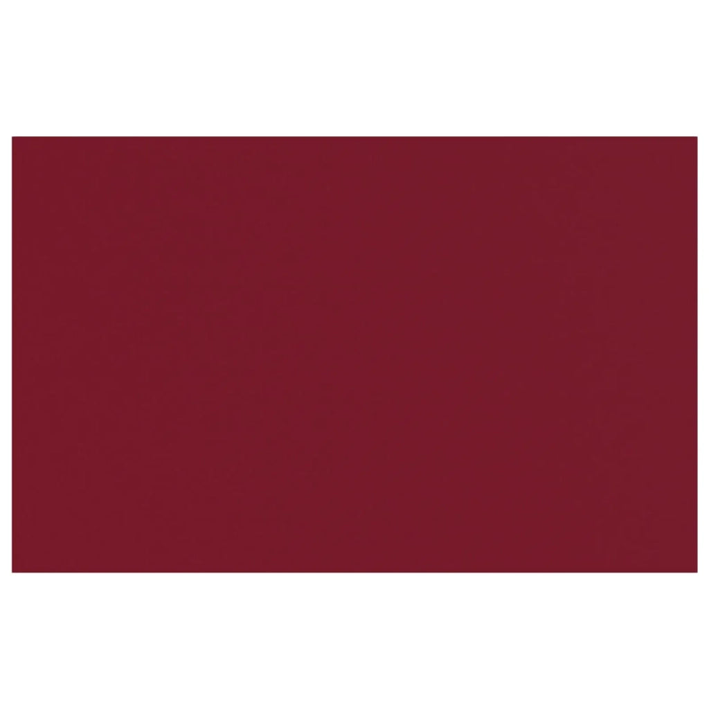 Tovaglia da Tavolo 5 pz Rettangolare Rosso Vino 110 x 160 cm 42040316