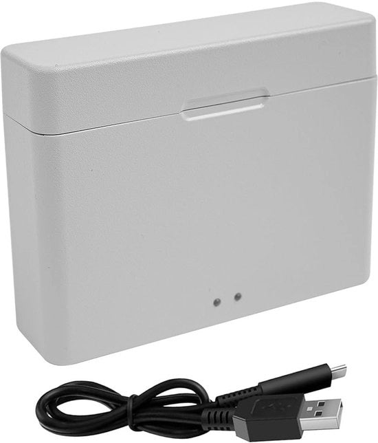 Caricatore Action 3/4 - Stazione di ricarica per batterie doppie - Ricarica rapida per registrazioni prolungate - Caricatore portatile - Memoria USB per Osmo Action