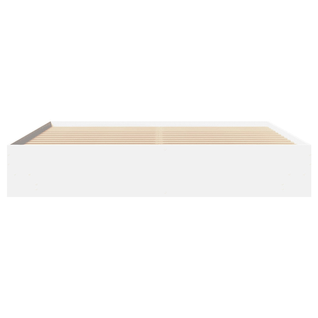 Giroletto senza Materasso-Struttura Letto Bianco 180x200 cm Legno Multistrato 702308