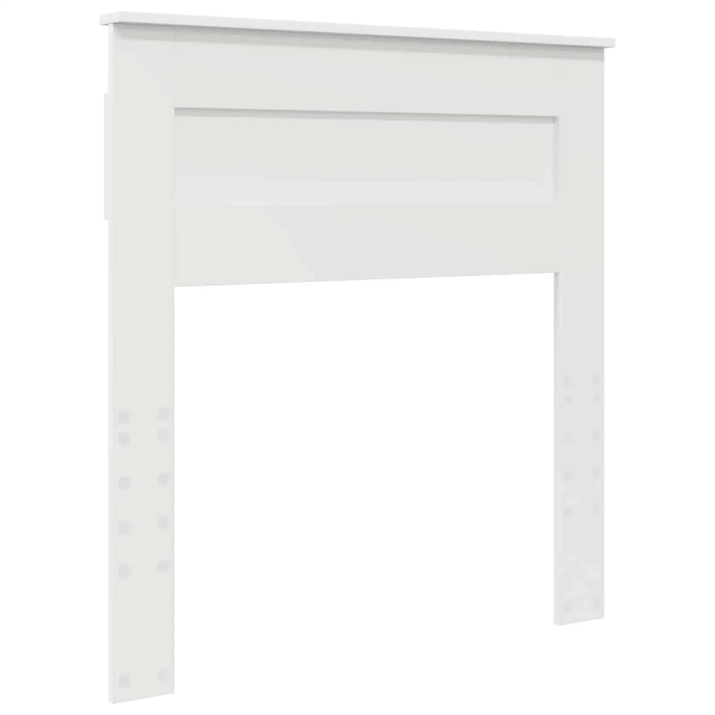 Struttura del letto-Giroletto-Rete del Letto Bianco 100 x 200 cm Legno Ingegnerizzato 690480