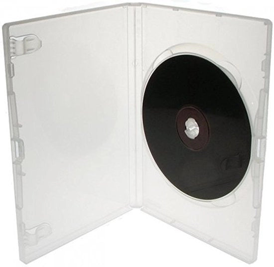 Etichetta per DVD di Alta Qualità - Fissa - 14mm Spessore - Fermo per Protezione - Protezione Duratura - Design Unico - Copertura per DVD